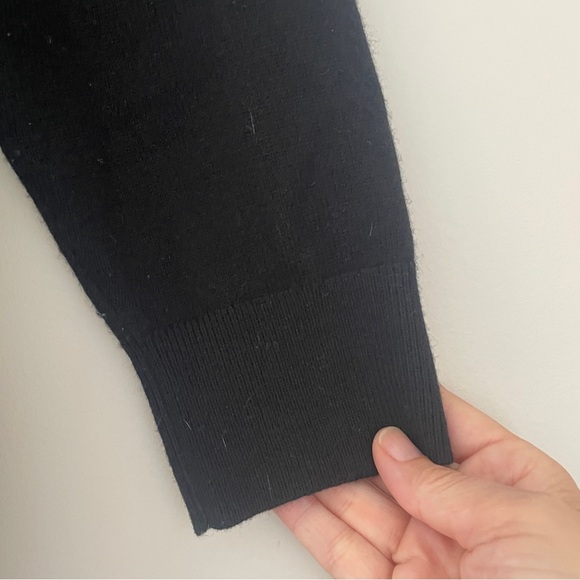 Ted Baker Black Sweater Bow Wool Cashmere Blend 4 - Picture 4 of 8